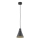 Argon 4688 - Candelabro suspenso BEVERLY 1xE27/15W/230V preto/cromado brilhante