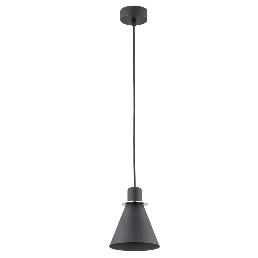 Argon 4688 - Candelabro suspenso BEVERLY 1xE27/15W/230V preto/cromado brilhante