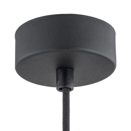 Argon 4688 - Candelabro suspenso BEVERLY 1xE27/15W/230V preto/cromado brilhante