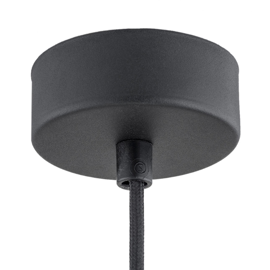 Argon 4688 - Candelabro suspenso BEVERLY 1xE27/15W/230V preto/cromado brilhante