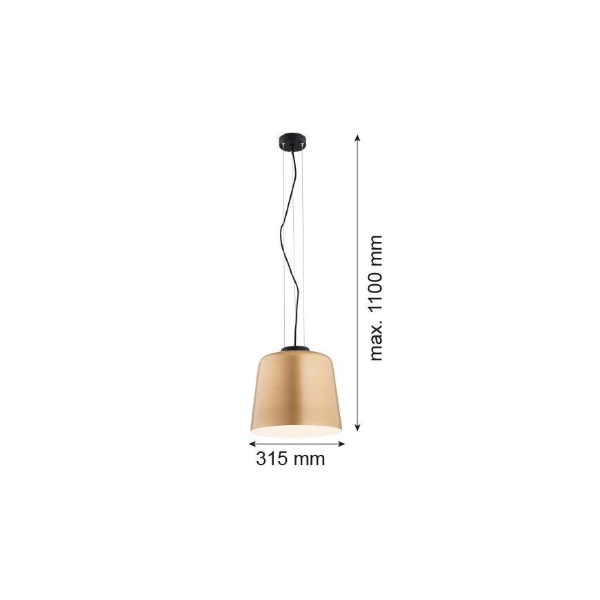 Argon 4690 - Candelabro suspenso BERKLEY 1xE27/15W/230V