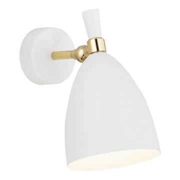 Argon 4699 - Iluminação de parede CHARLOTTE 1xE27/15W/230V branco/dourado