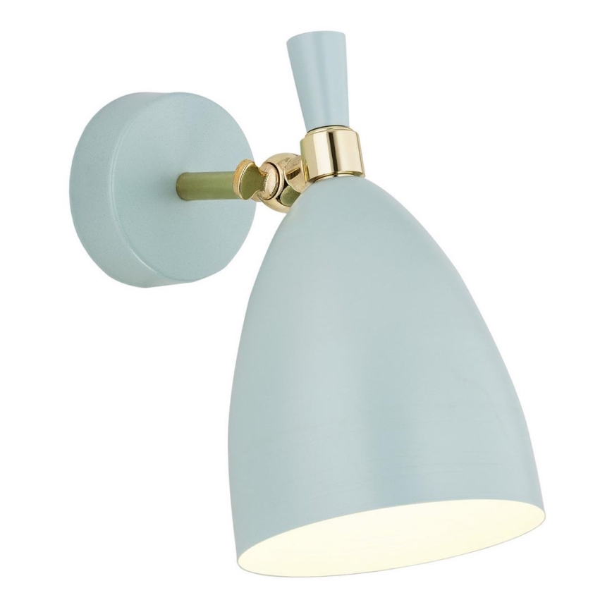 Argon 4700 - Iluminação de parede CHARLOTTE 1xE27/15W/230V azul/dourado