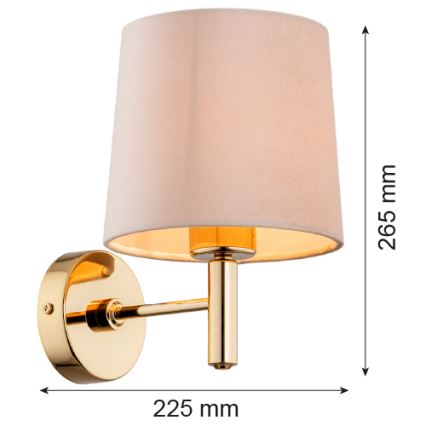Argon 4727 - Iluminação de parede PONTE 1xE27/15W/230V