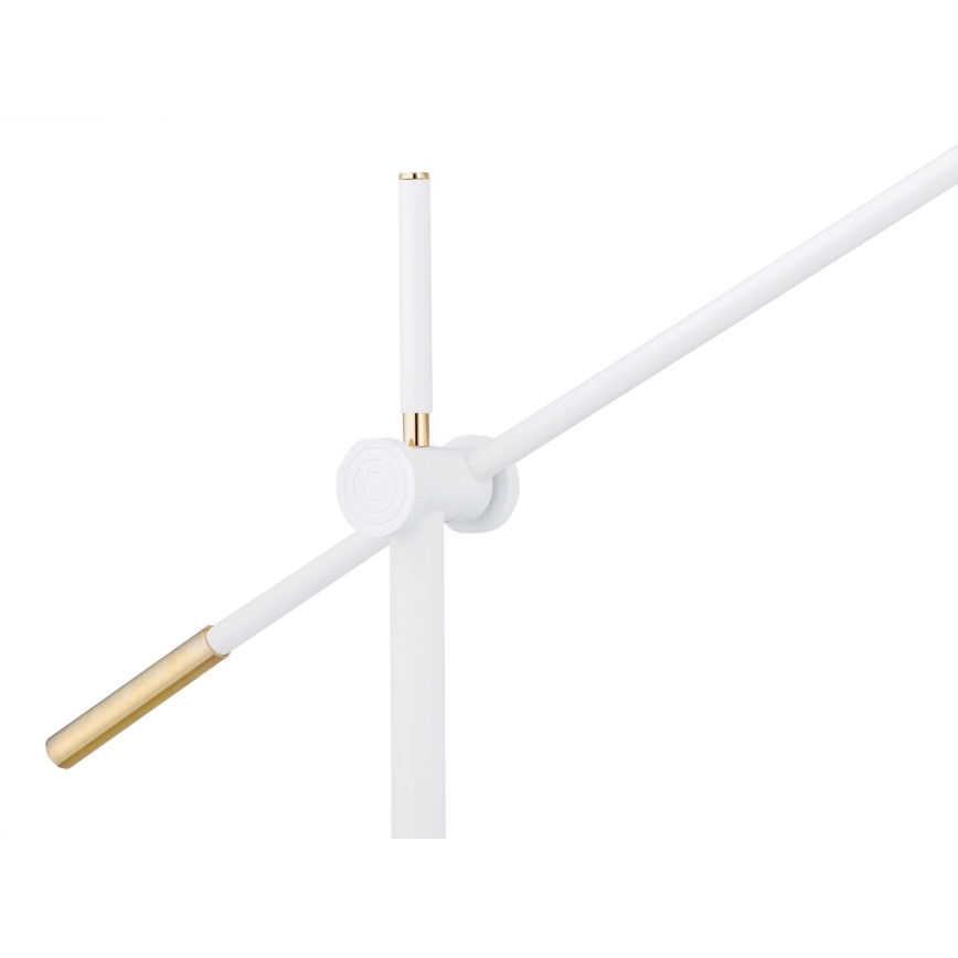 Argon 4734 - Candeeiro de chão DETROIT 1xE27/15W/230V branco