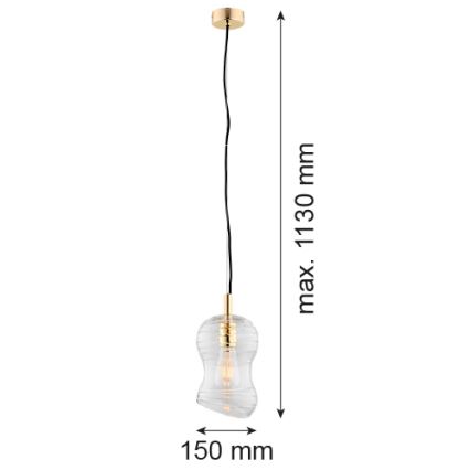 Argon 4742 - Candelabro suspenso DEPORTIVO 1xE27/15W/230V