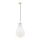 Argon 4879 - Candelabro suspenso JESSE 1xE27/15W/230V dourada/branco