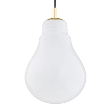 Argon 4879 - Candelabro suspenso JESSE 1xE27/15W/230V dourada/branco