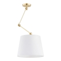 Argon 4895 - Candelabro suspenso ZAKYNTOS PLUS 1xE27/15W/230V branco/dourado
