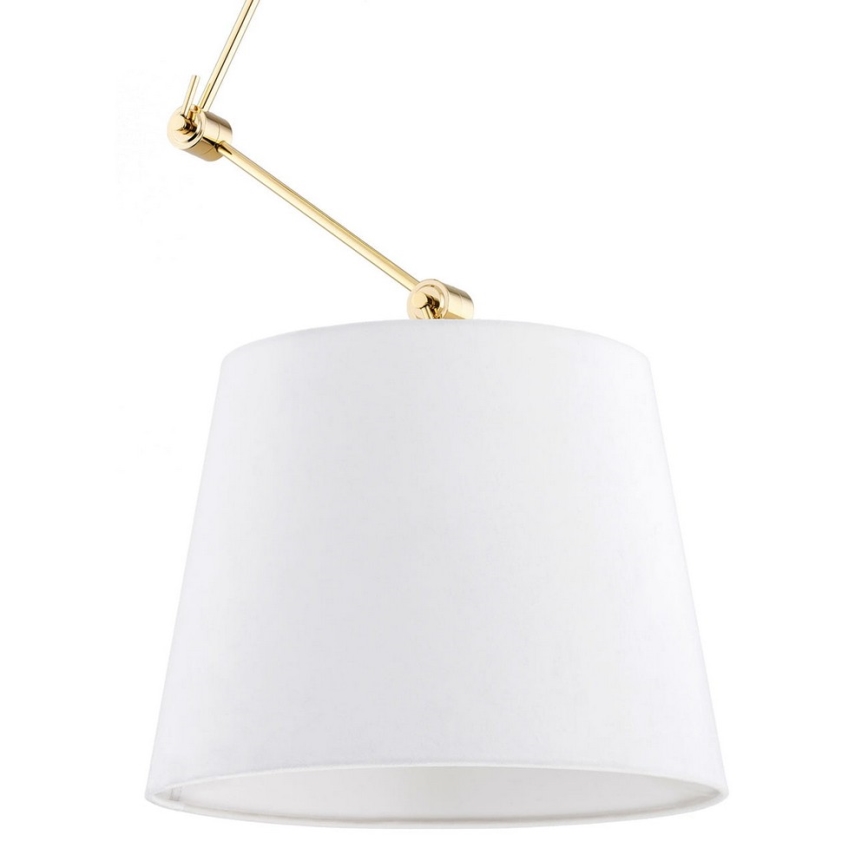 Argon 4895 - Candelabro suspenso ZAKYNTOS PLUS 1xE27/15W/230V branco/dourado