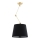 Argon 4896 - Candelabro suspenso ZAKYNTOS PLUS 1xE27/15W/230V preto/dourado