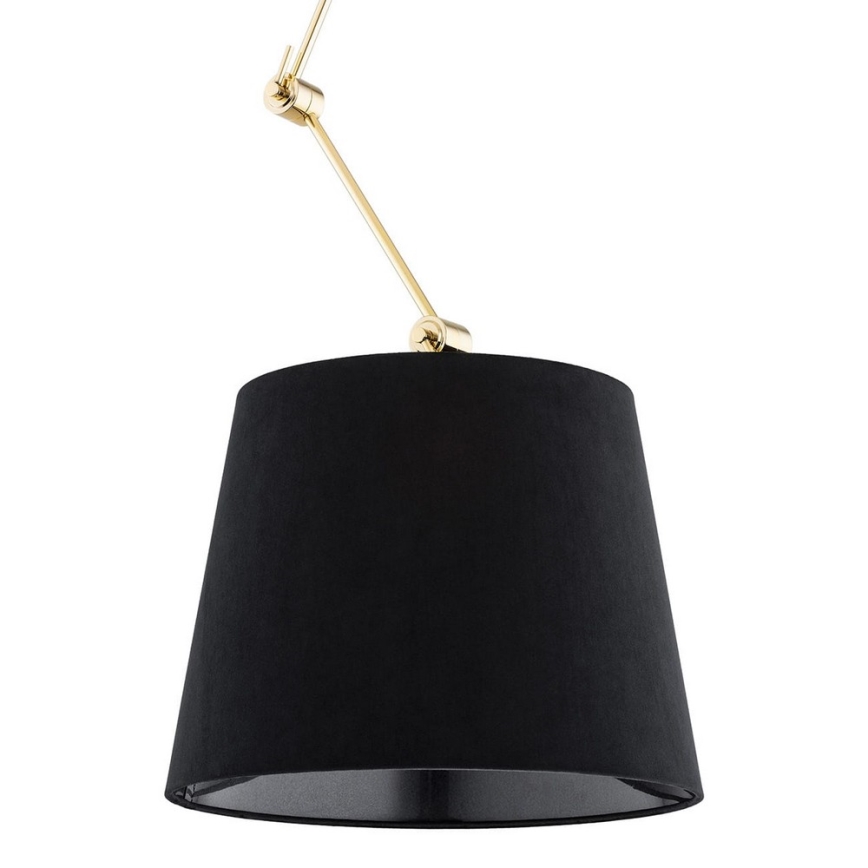 Argon 4896 - Candelabro suspenso ZAKYNTOS PLUS 1xE27/15W/230V preto/dourado