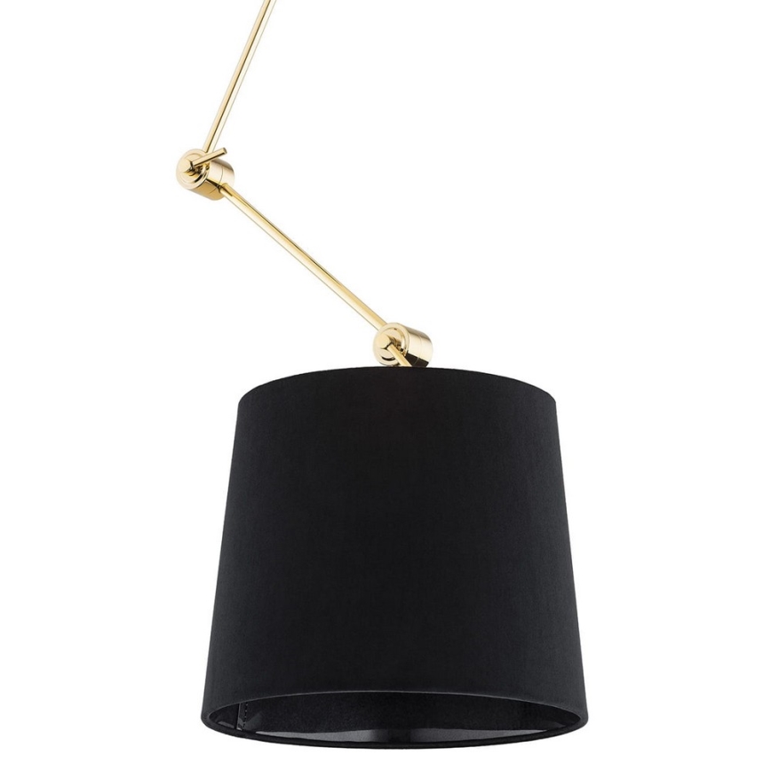 Argon 4896 - Candelabro suspenso ZAKYNTOS PLUS 1xE27/15W/230V preto/dourado