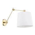 Argon 4897 - Candeeiro de parede ZAKYNTOS PLUS 1xE27/15W/230V branco/dourado
