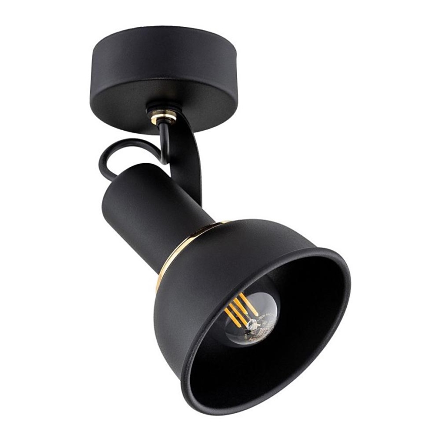 Argon 4900 - Foco TWIST 1xE14/7W/230V preto/dourado