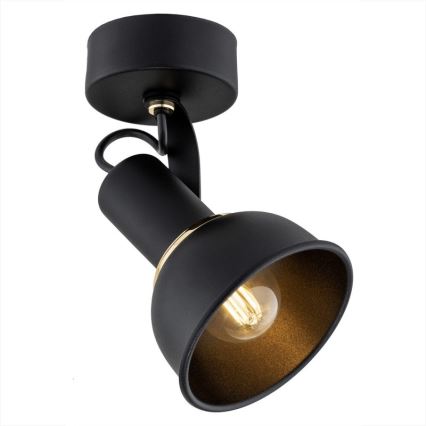 Argon 4900 - Foco TWIST 1xE14/7W/230V preto/dourado