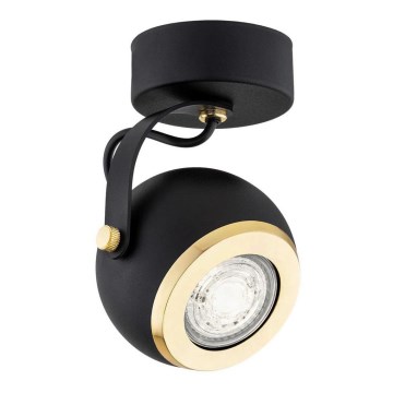 Argon 4902 - Foco KOS PLUS 1xGU10/5W/230V preto/dourado