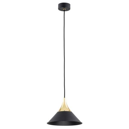 Argon 4903 - Candelabro suspenso MASSETO 1xE27/15W/230V preto/dourado