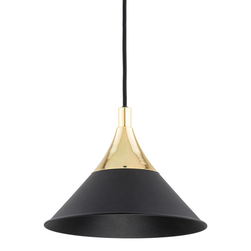 Argon 4903 - Candelabro suspenso MASSETO 1xE27/15W/230V preto/dourado