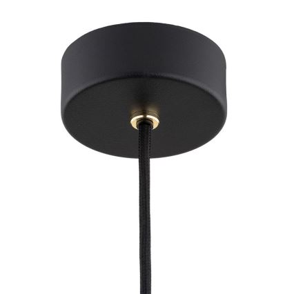 Argon 4903 - Candelabro suspenso MASSETO 1xE27/15W/230V preto/dourado