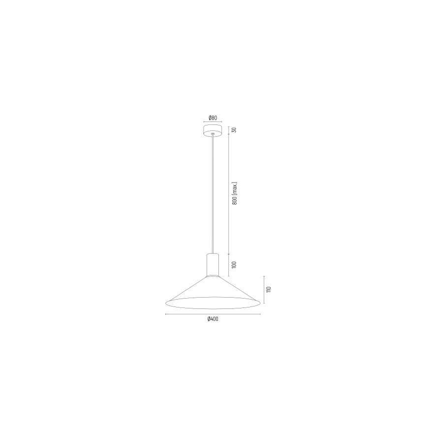 Argon 4912 - Candelabro suspenso MINORI 1xE27/15W/230V preto/dourado