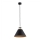 Argon 4915 - Candelabro suspenso ORTE 1xE27/15W/230V preto