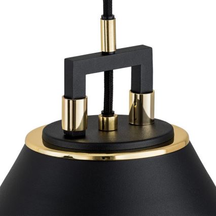 Argon 4915 - Candelabro suspenso ORTE 1xE27/15W/230V preto