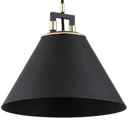 Argon 4915 - Candelabro suspenso ORTE 1xE27/15W/230V preto
