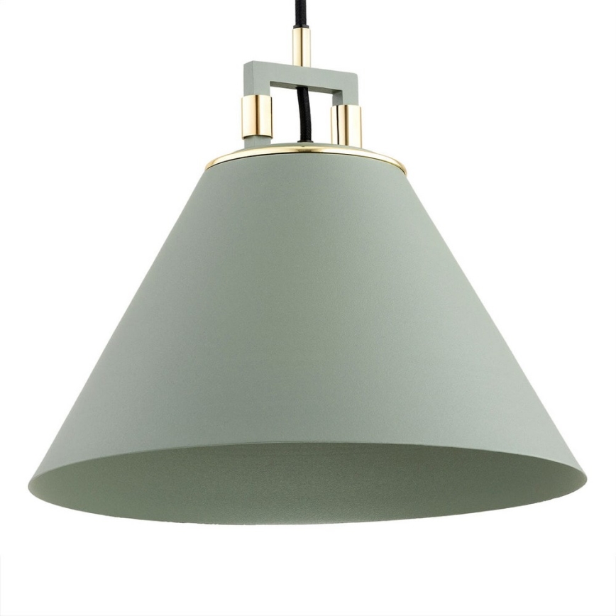 Argon 4916 - Candelabro suspenso ORTE 1xE27/15W/230V verde