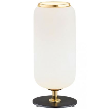 Argon 4994 - Candeeiro de mesa VALIANO 1xE27/15W/230V preto/branco/dourado