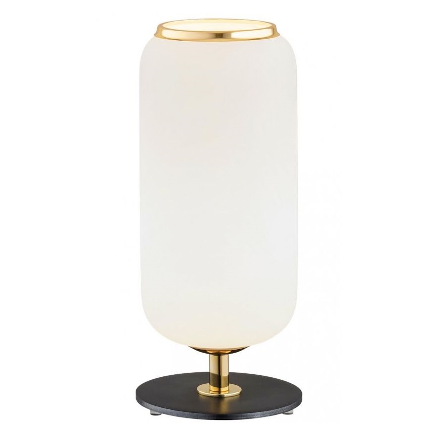 Argon 4994 - Candeeiro de mesa VALIANO 1xE27/15W/230V preto/branco/dourado