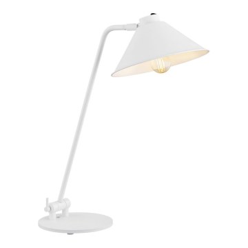 Argon 4996 - Candeeiro de mesa GABIAN 1xE27/15W/230V branco