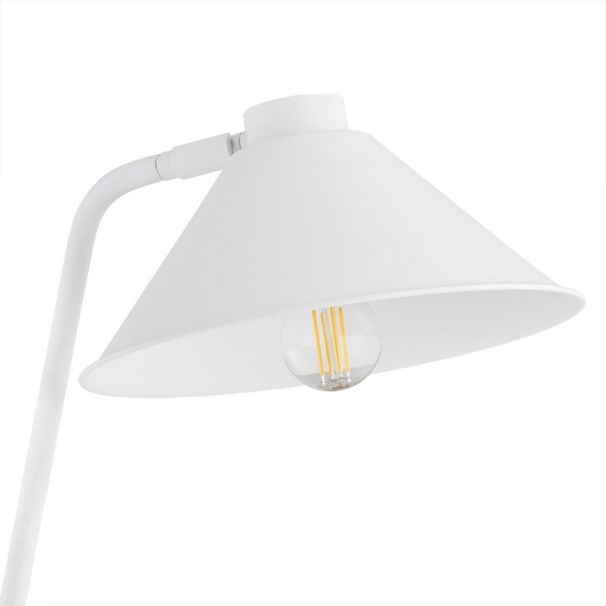 Argon 4996 - Candeeiro de mesa GABIAN 1xE27/15W/230V branco