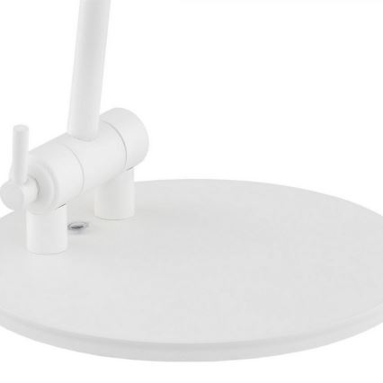 Argon 4996 - Candeeiro de mesa GABIAN 1xE27/15W/230V branco