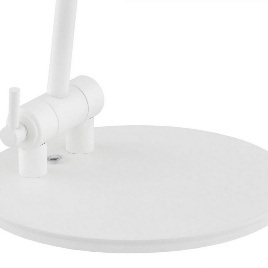 Argon 4996 - Candeeiro de mesa GABIAN 1xE27/15W/230V branco