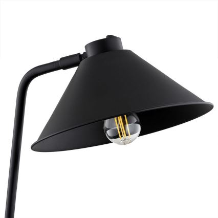 Argon 4998 - Candeeiro de mesa GABIAN 1xE27/15W/230V preto