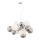 Argon 5020 - Candelabro suspenso SATELITE 15xE27/15W/230V cromado brilhante/branco
