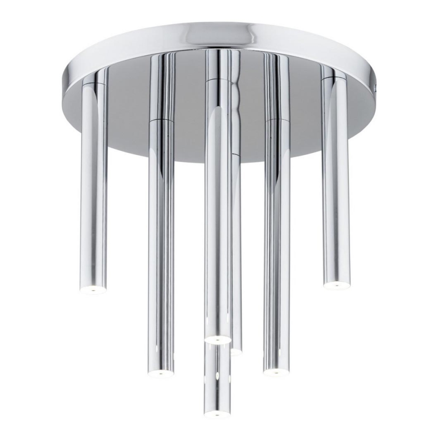 Argon 5025 - Candelabro montado à superfície LED SANDRINO 7xLED/3W/230V cromado brilhante