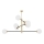 Argon 5041 - Candelabro suspenso CAMERON 8xE27/15W/230V latão/preto