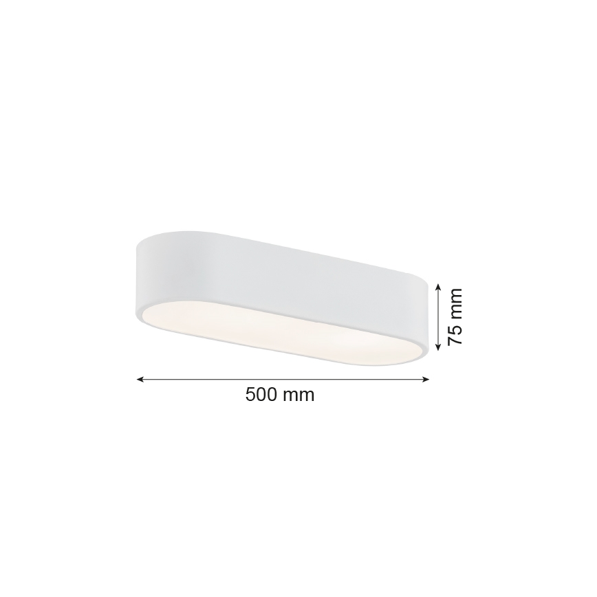 Argon 6002 - Iluminação de teto TONI 3xE27/15W/230V branco