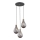 Argon 6105 - Candelabro suspenso OAKLAND 3xG9/6W/230V preto