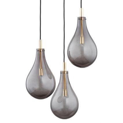 Argon 6105 - Candelabro suspenso OAKLAND 3xG9/6W/230V preto