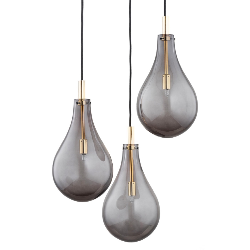 Argon 6105 - Candelabro suspenso OAKLAND 3xG9/6W/230V preto