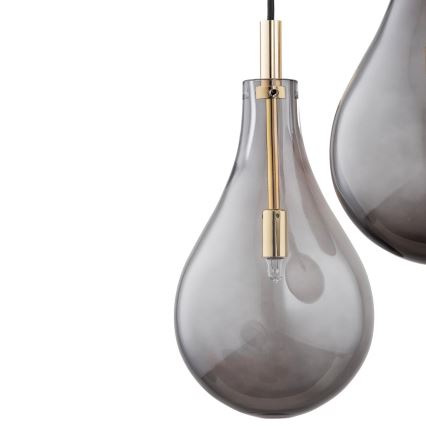 Argon 6105 - Candelabro suspenso OAKLAND 3xG9/6W/230V preto