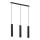 Argon 6112 - Candelabro suspenso GOMERA 3xGU10/5W/230V preto