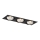 Argon 6116 BZ - Foco de encastrar OLIMP 3xGU10-AR111/12W/230V preto