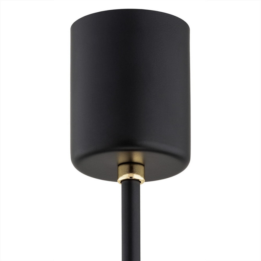 Argon 6143 - Candelabro suspenso CAMELOT PLUS 3xE27/15W/230V preto/branco/dourado