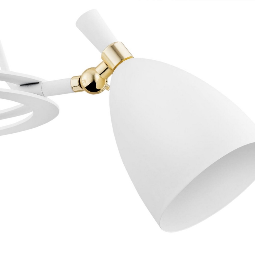 Argon 6148 - Candelabro suspenso CHARLOTTE 3xE27/15W/230V branco/dourado