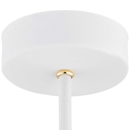 Argon 6148 - Candelabro suspenso CHARLOTTE 3xE27/15W/230V branco/dourado