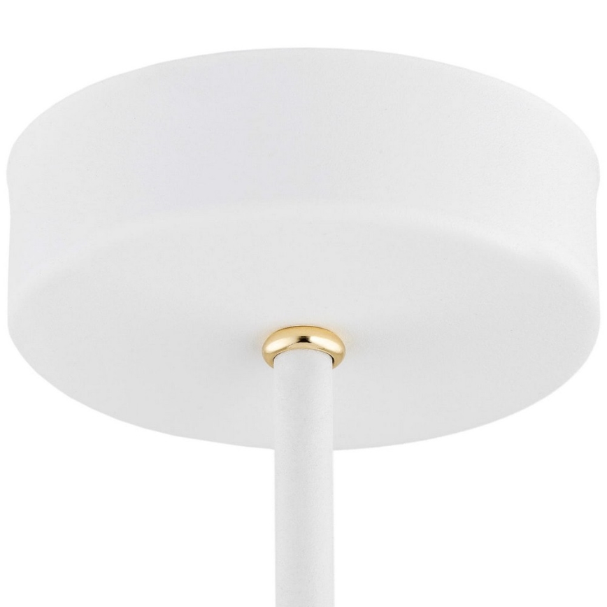 Argon 6148 - Candelabro suspenso CHARLOTTE 3xE27/15W/230V branco/dourado